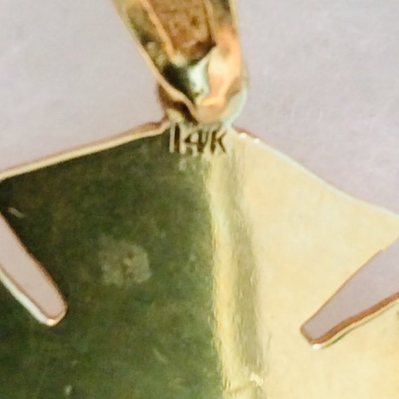 14k Gold Fire Resue with Cadieus symbol Maltese Cross Pendant - Picture 4 of 11